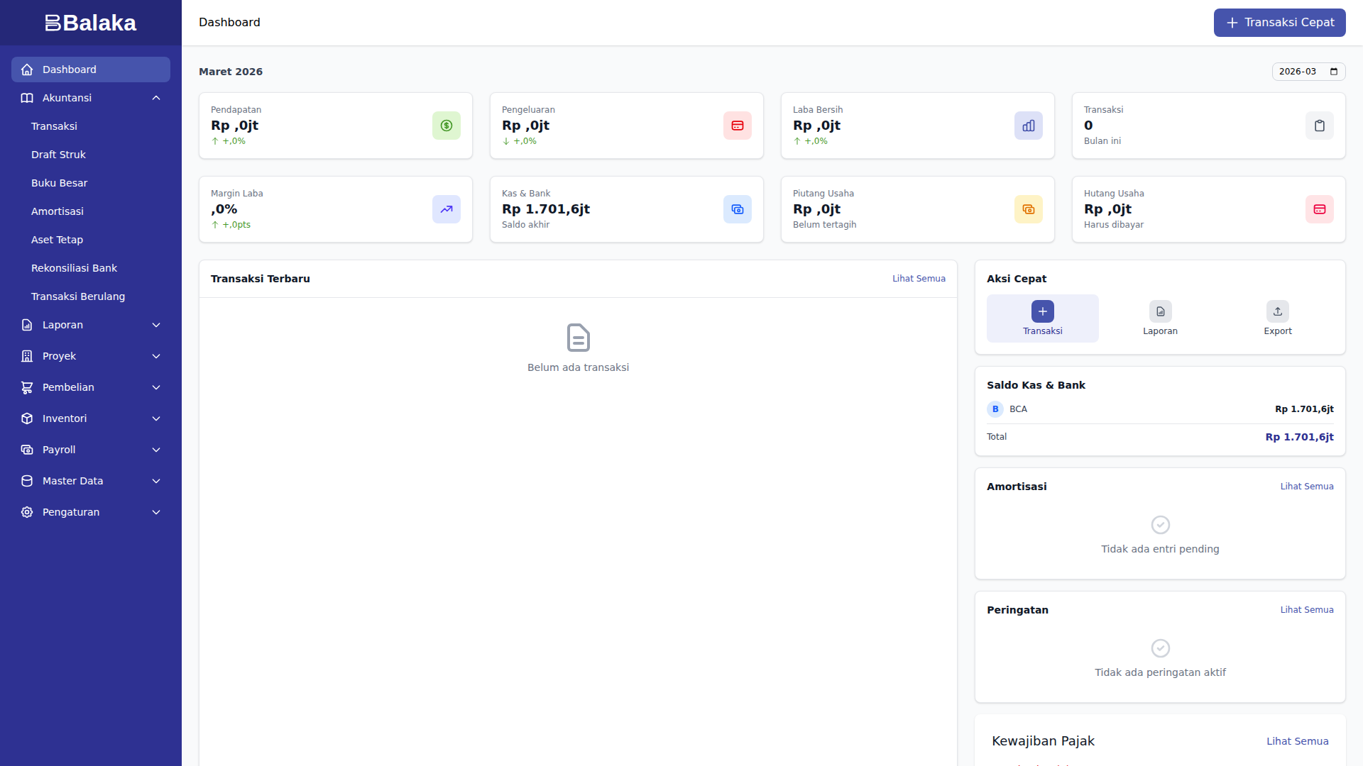 Dashboard Bare Bones
